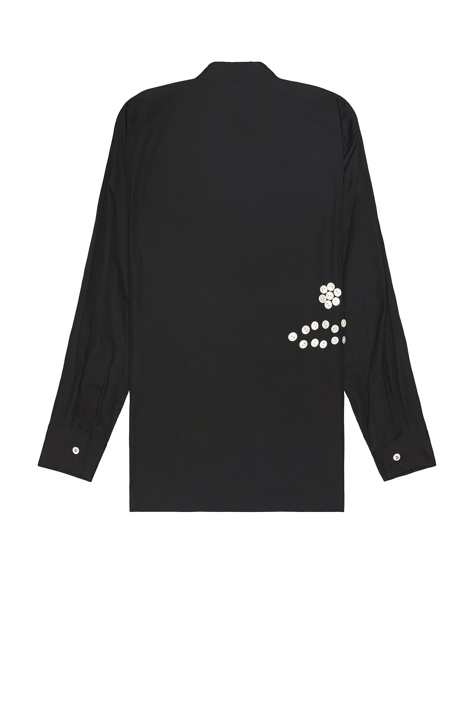 Shop Comme Des Garçons Homme Deux Broad Shirt In Black