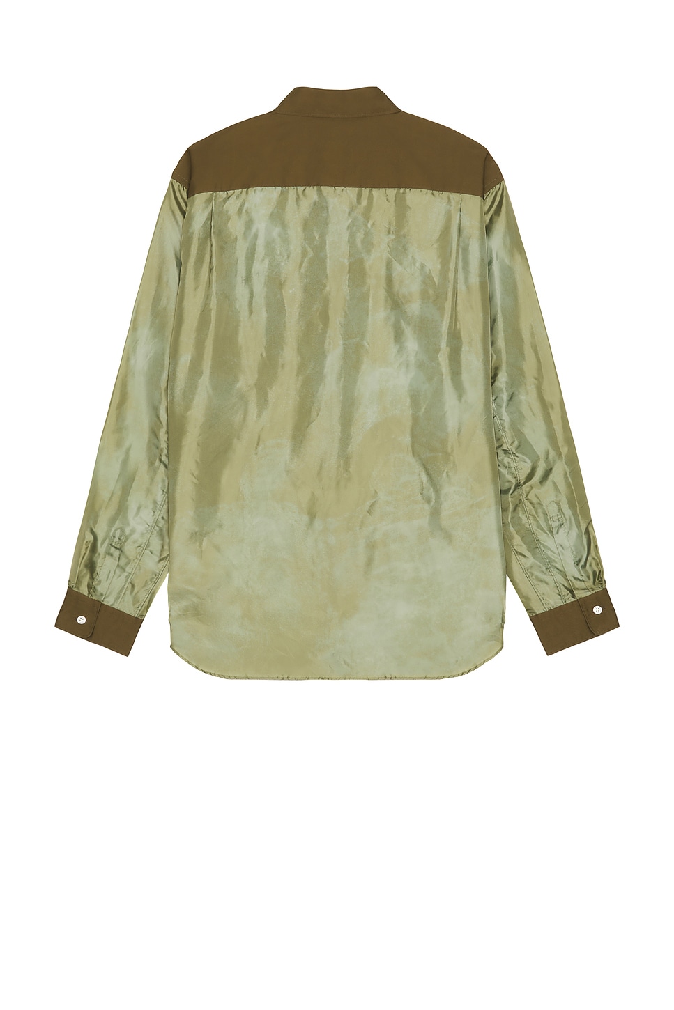 Comme Des Garçons Homme Deux Button Down Shirt In Green
