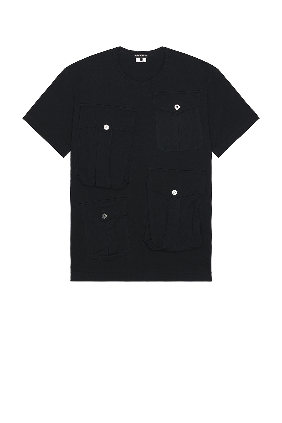 Image 1 of COMME des GARCONS Homme Plus Pocket Tee in Black
