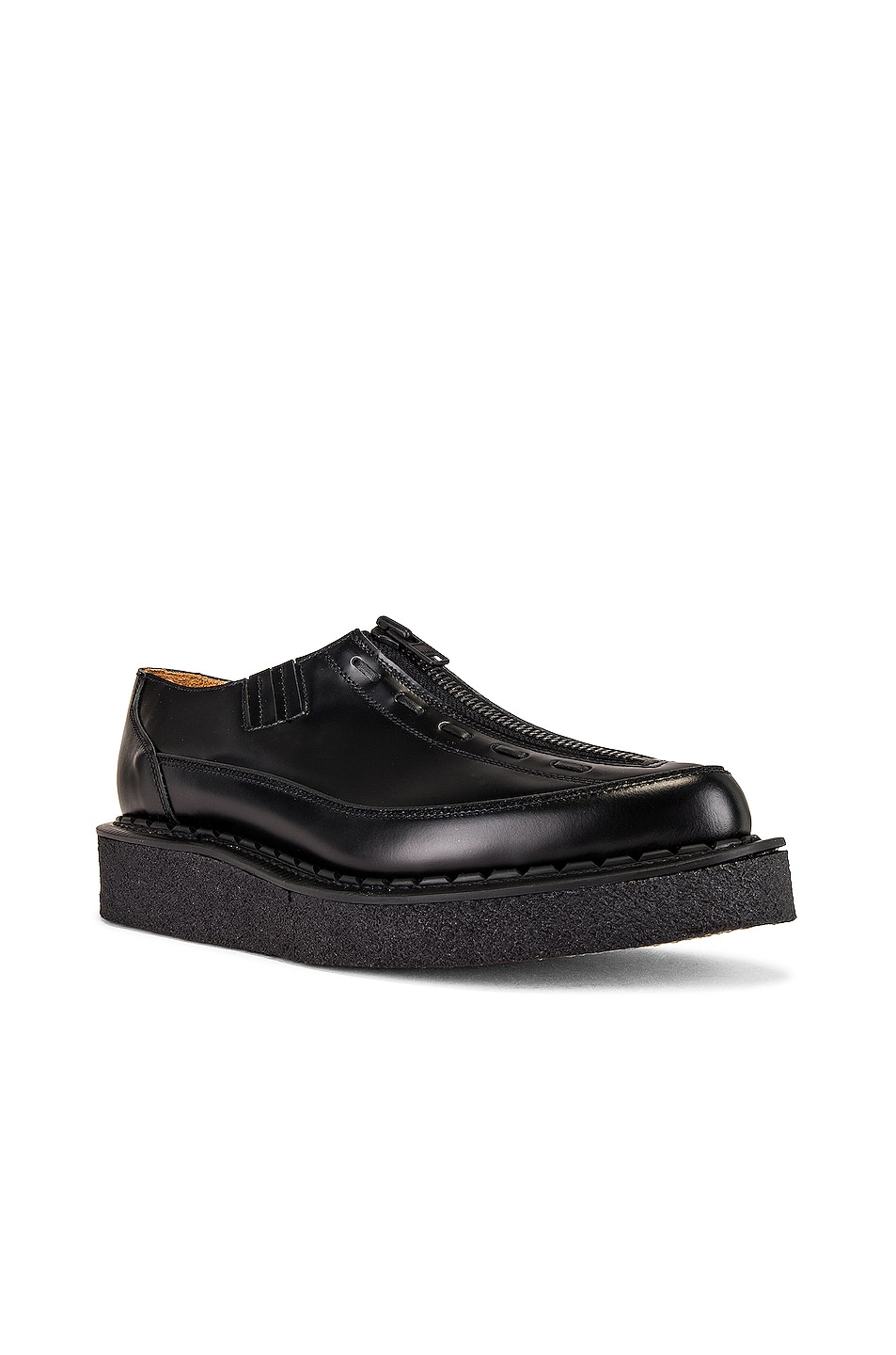 Image 1 of COMME des GARCONS Homme Plus George Cox Zip Slip-On Creeper in Black