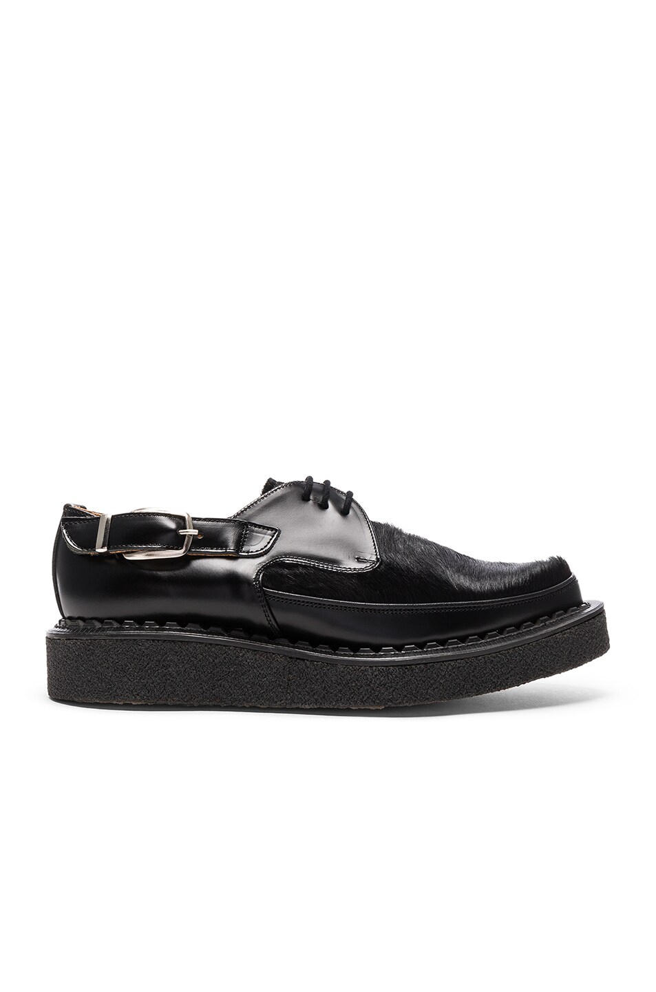 COMME des GARCONS Homme Plus Pony Hair George Cox Shoes in Black | FWRD