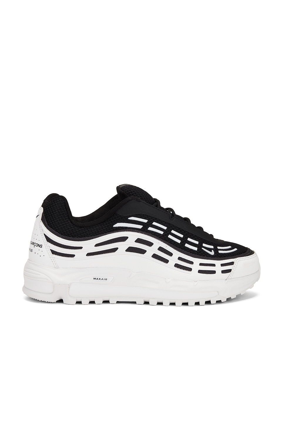 Shop Comme Des Garçons Homme Deux X Nike Air Max Tl2.5 In Black & White