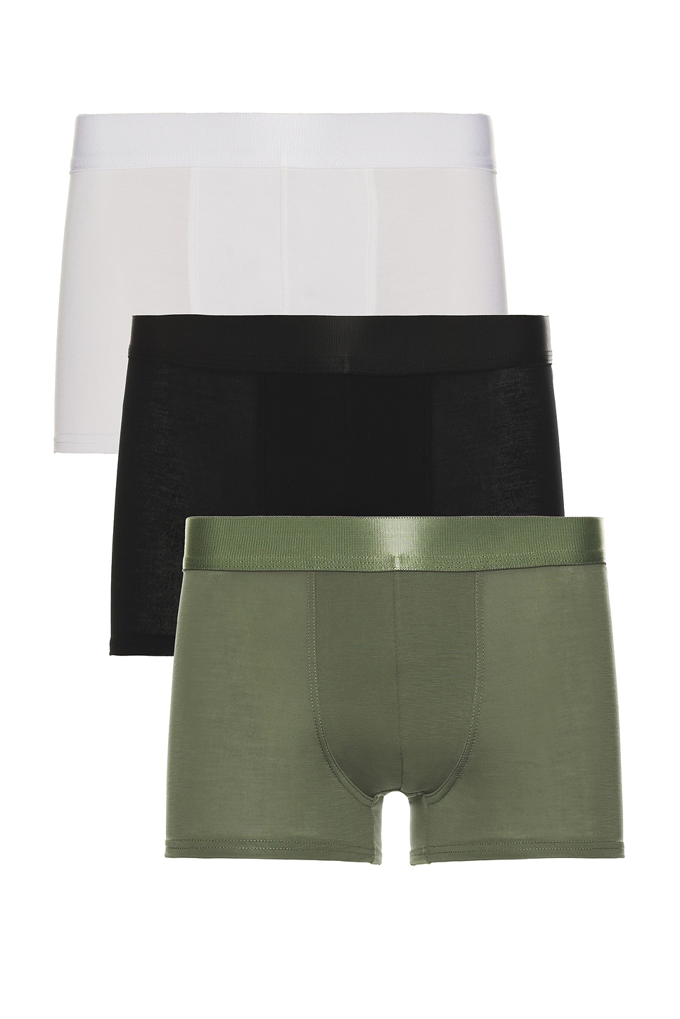 3 X Boxer Trunks in Sage