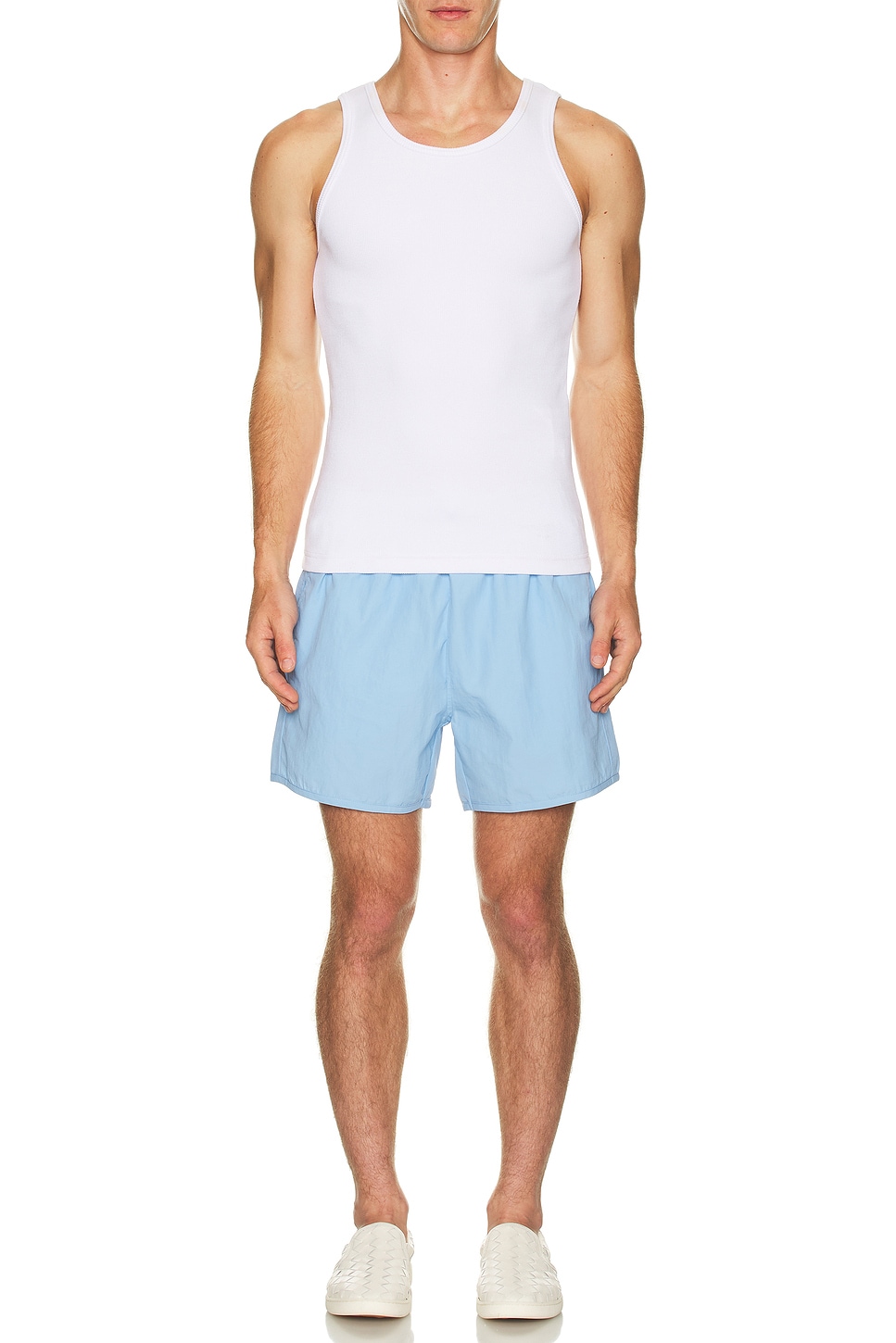 Image 1 of CDLP Dry Nylon Swim Trunks in Sky Blue