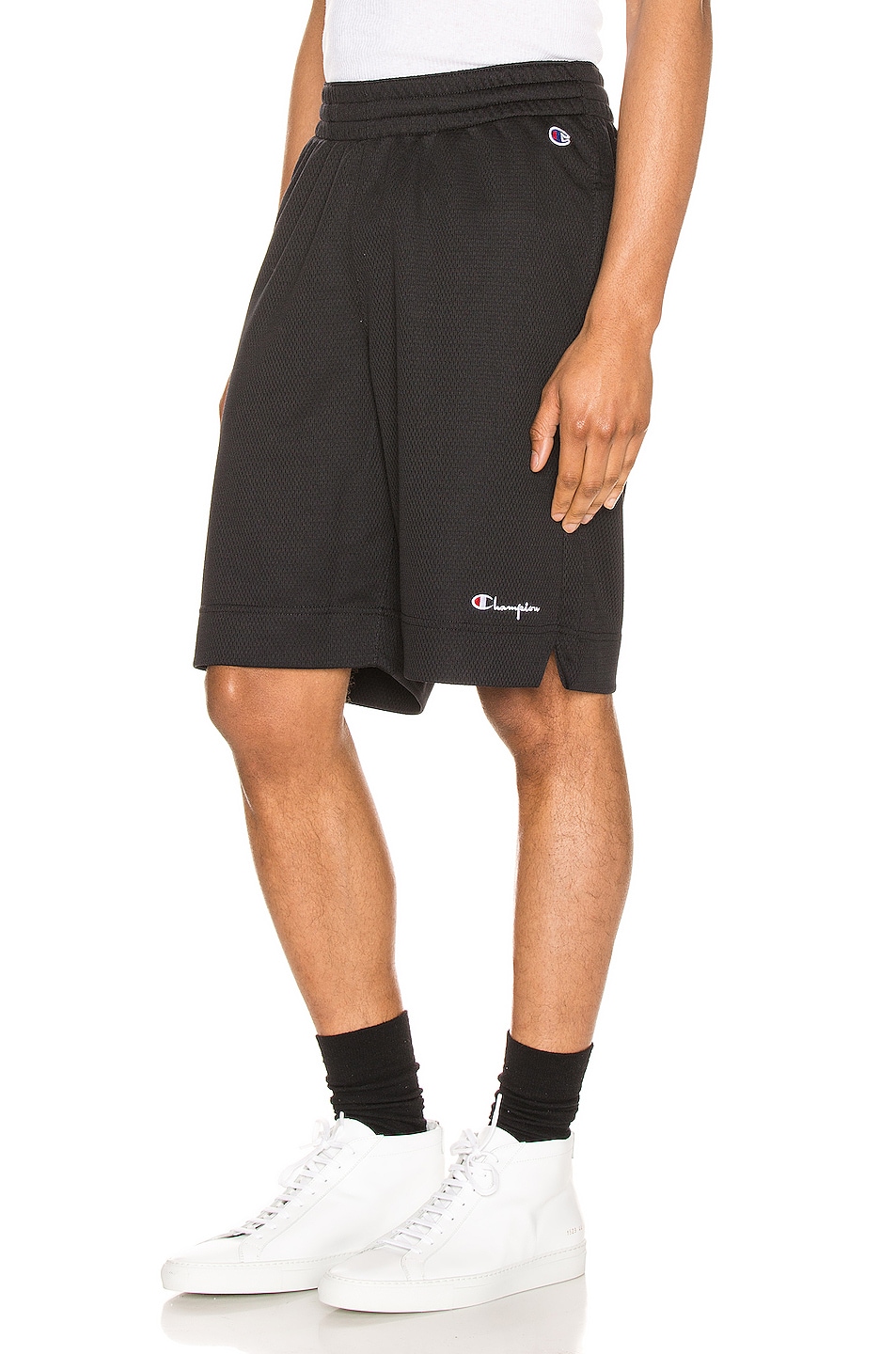 Image 1 of Champion Reverse Weave Mesh Basketball Short in Black