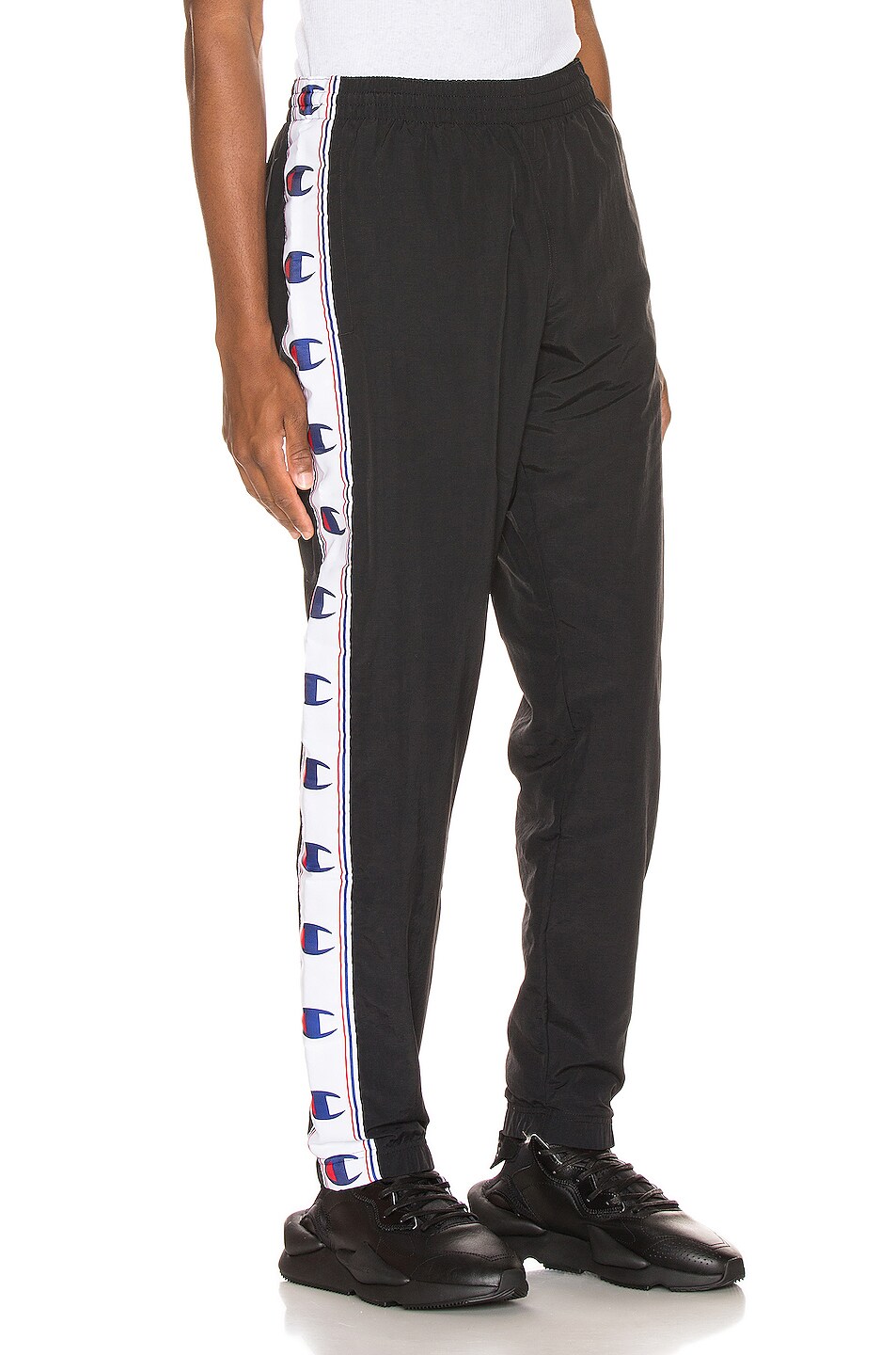 champion elastic cuff pants black