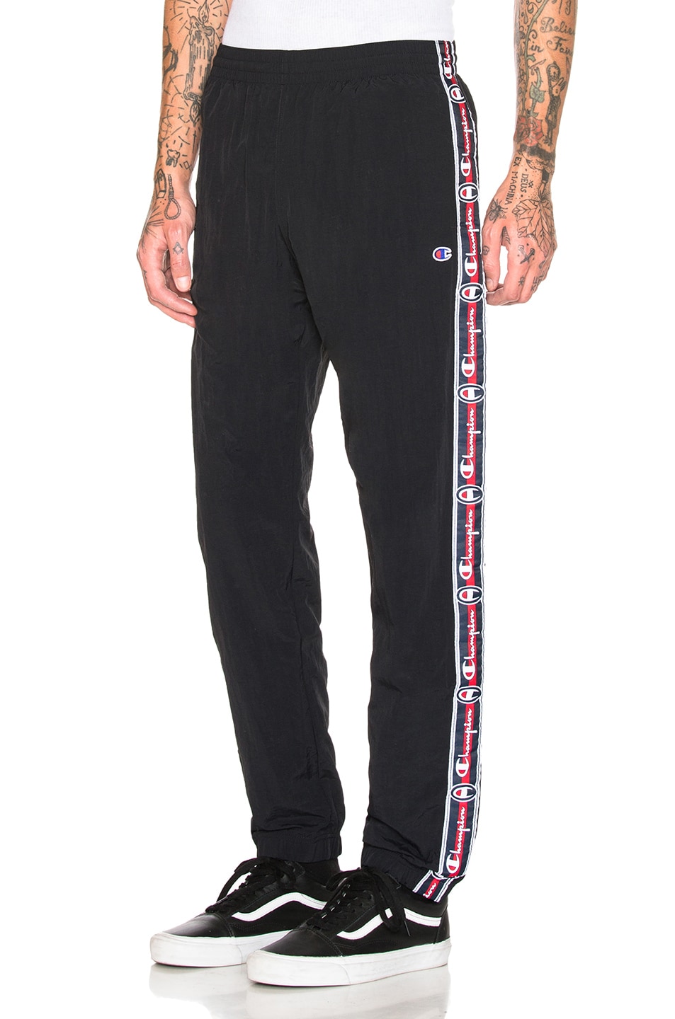 Image 1 of Champion Reverse Weave Track Pant in Black