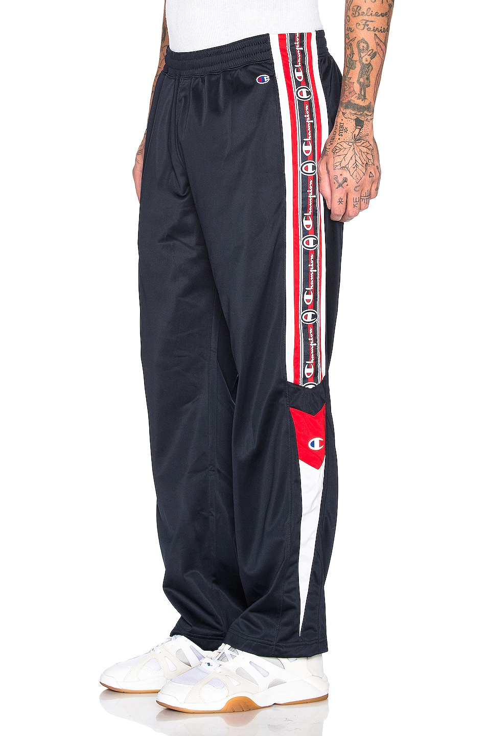Image 1 of Champion Reverse Weave Champion Track Pants in Navy