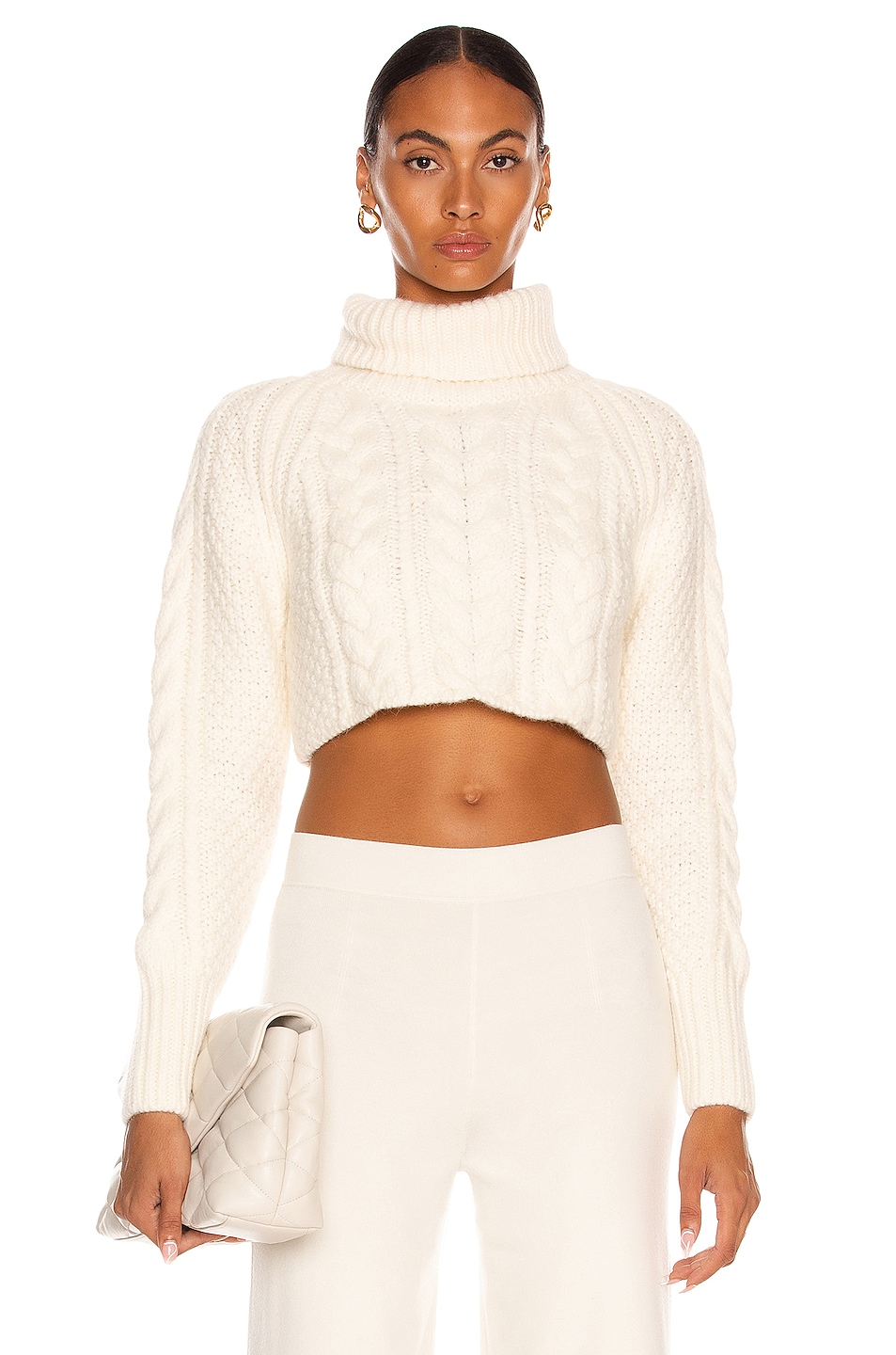 Image 1 of Cecilie Bahnsen Giselle Jumper Sweater in Ecru