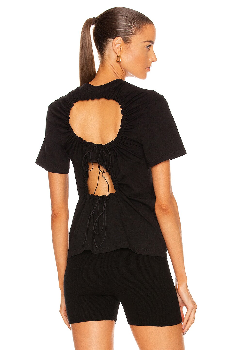 Image 1 of Cecilie Bahnsen Juno T-Shirt in Black
