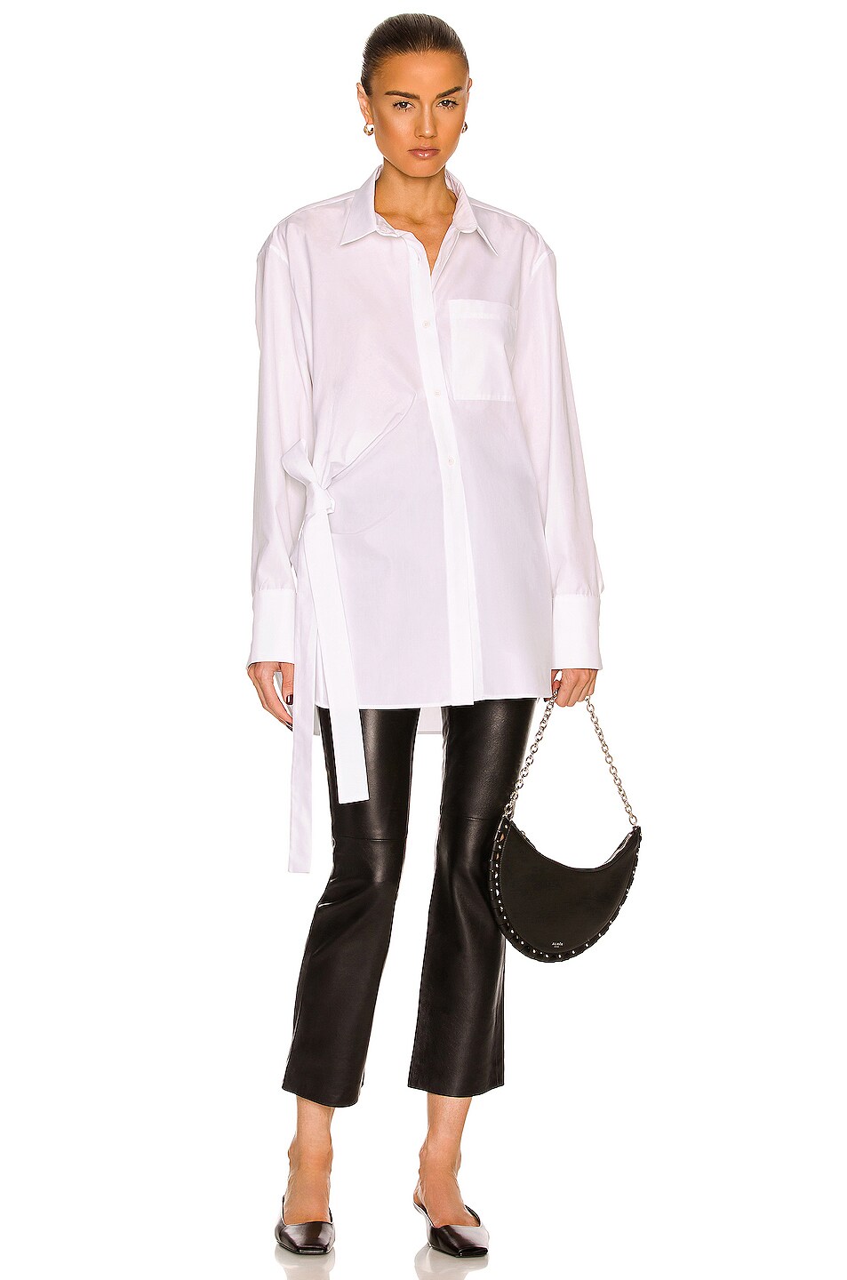 Image 1 of Cecilie Bahnsen Fenet Shirt in White