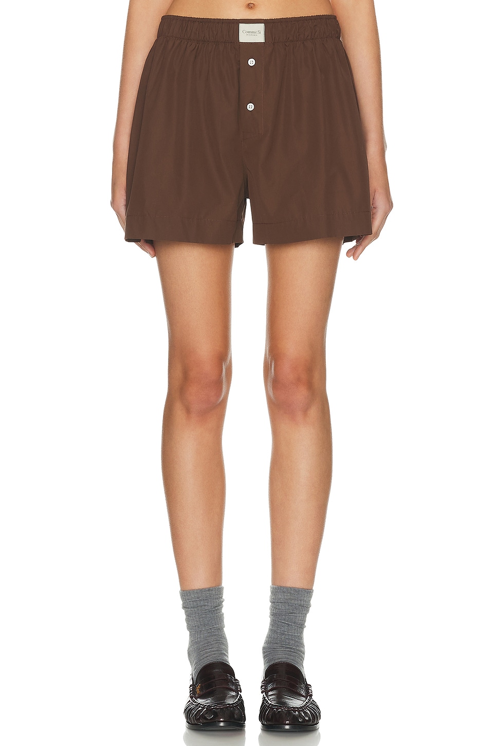 Comme Si La Boxer Classica Short In Brown