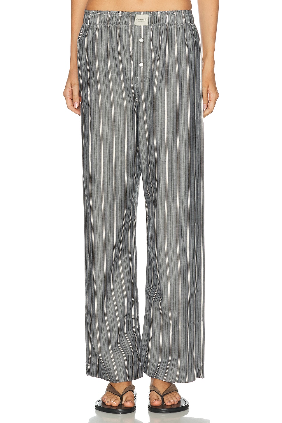 Comme Si La Boxer Alta Pant in Grey