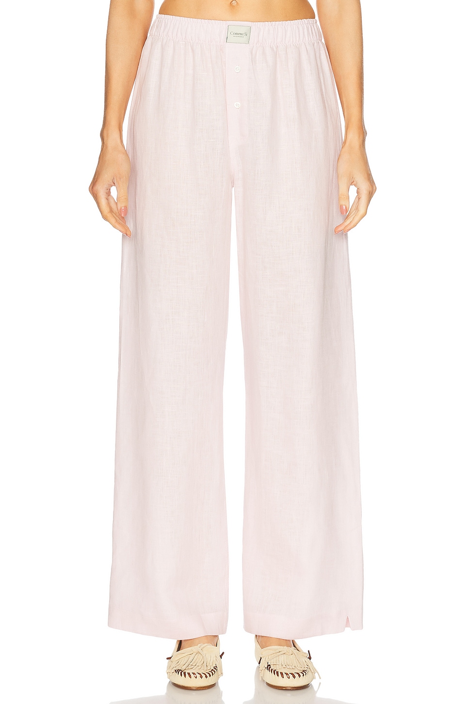 Boxer Alta Pant in Blush