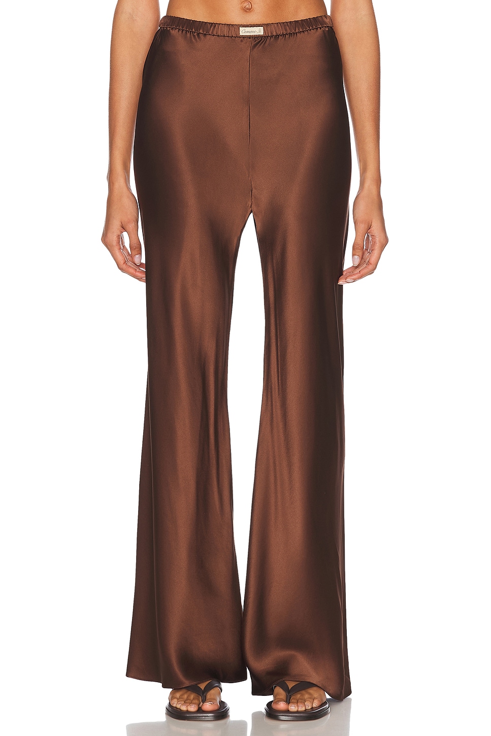 Bias Cut Pant in Chocolate