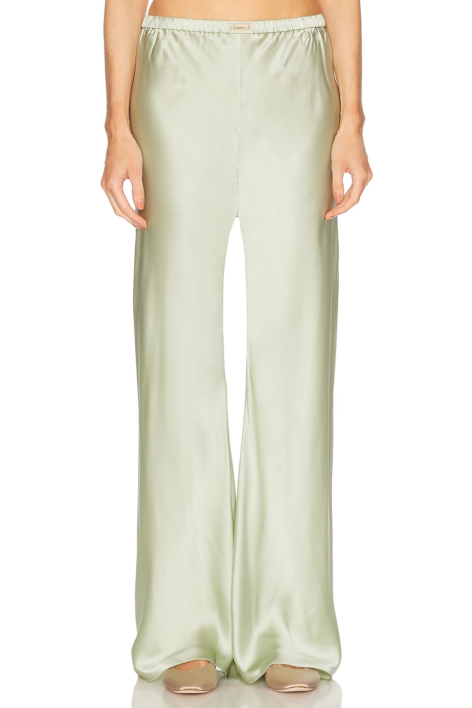 Bias Cut Pant in Mint