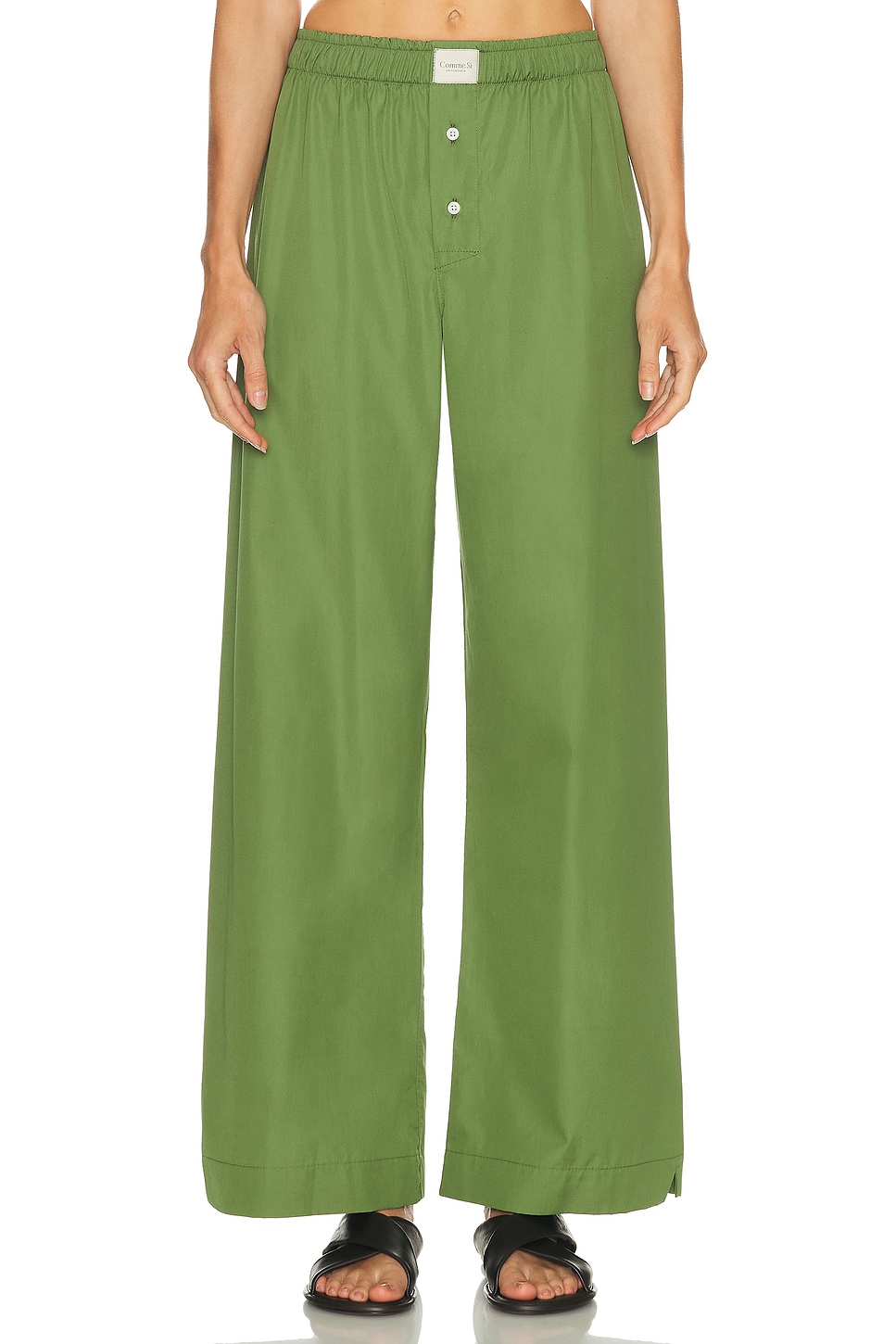 Image 1 of Comme Si La Boxer Alta Pant in Olive