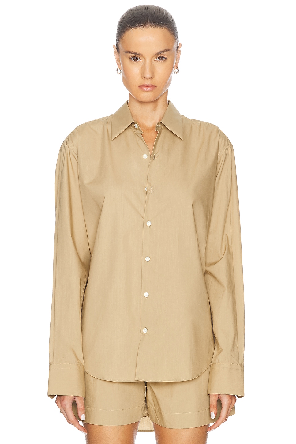 La Shirt Classica Shirt in Tan