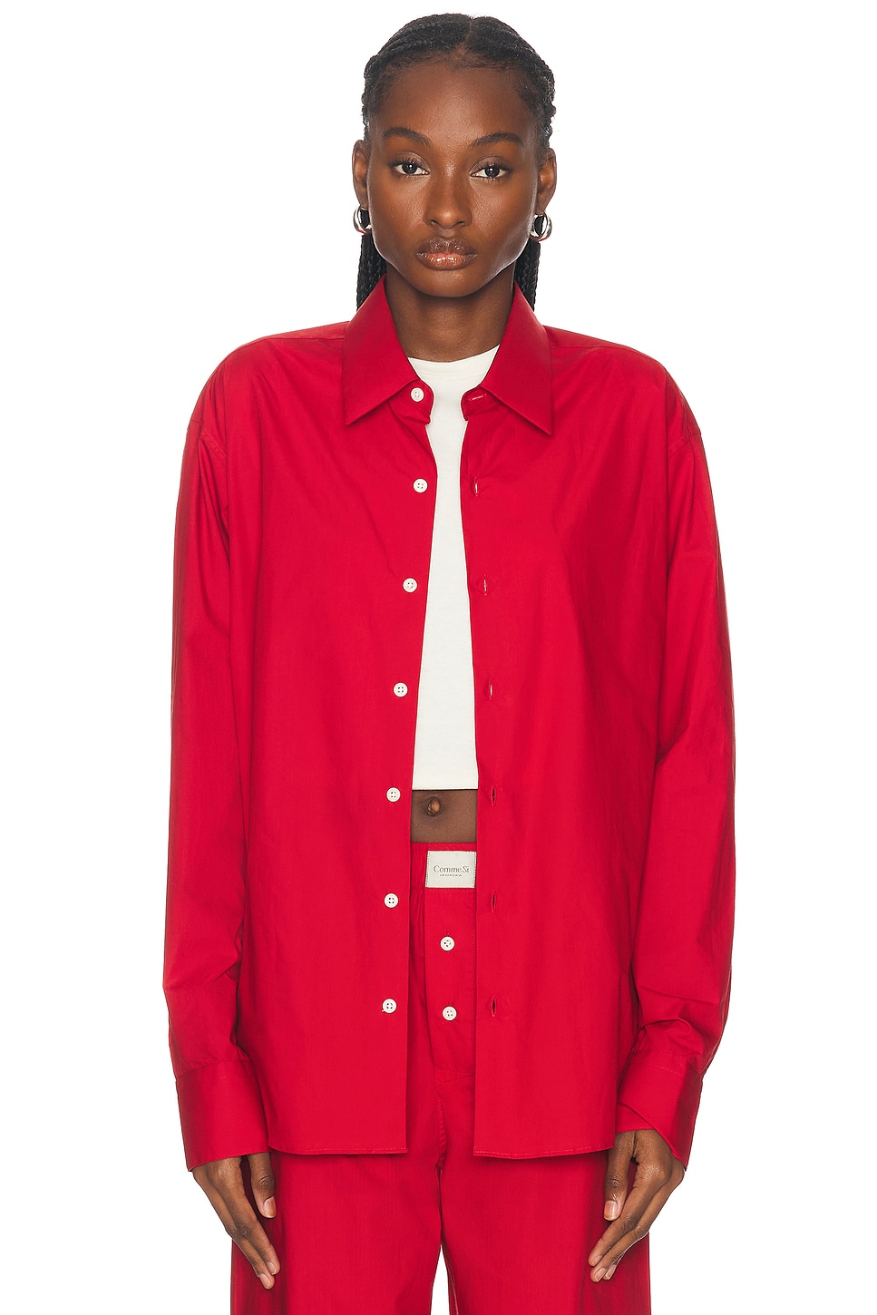 La Shirt Classica Shirt in Red