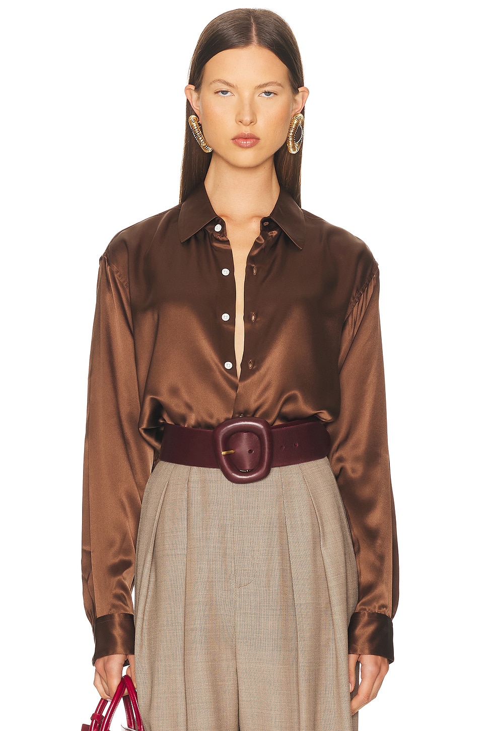 La Shirt Classica in Brown
