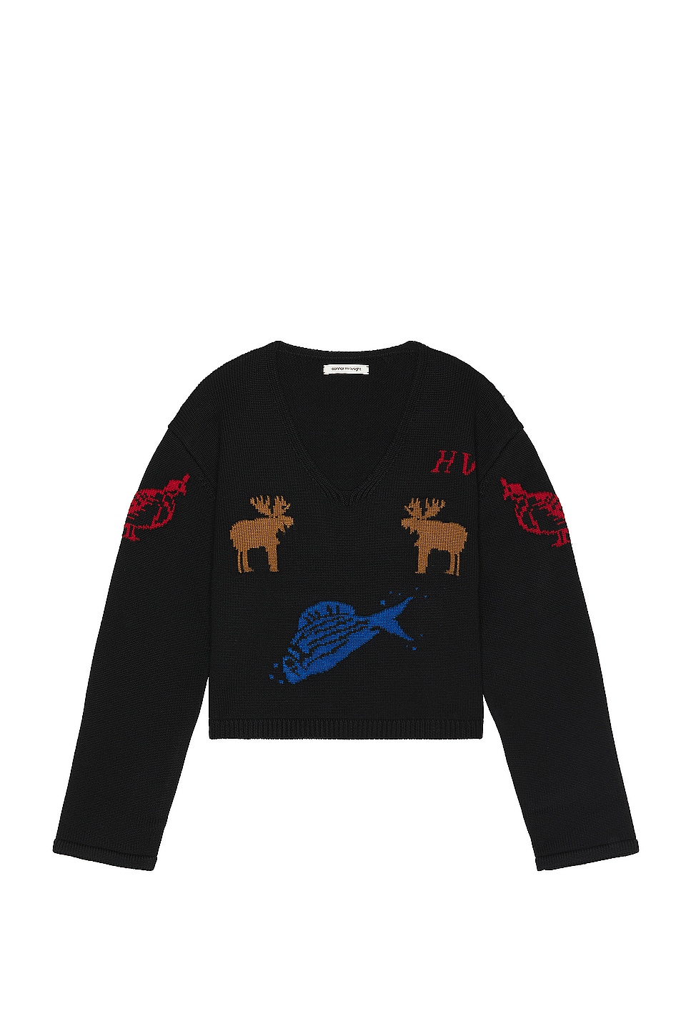 Image 1 of Connor McKnight Fish & Game Hunting Sweater in Black
