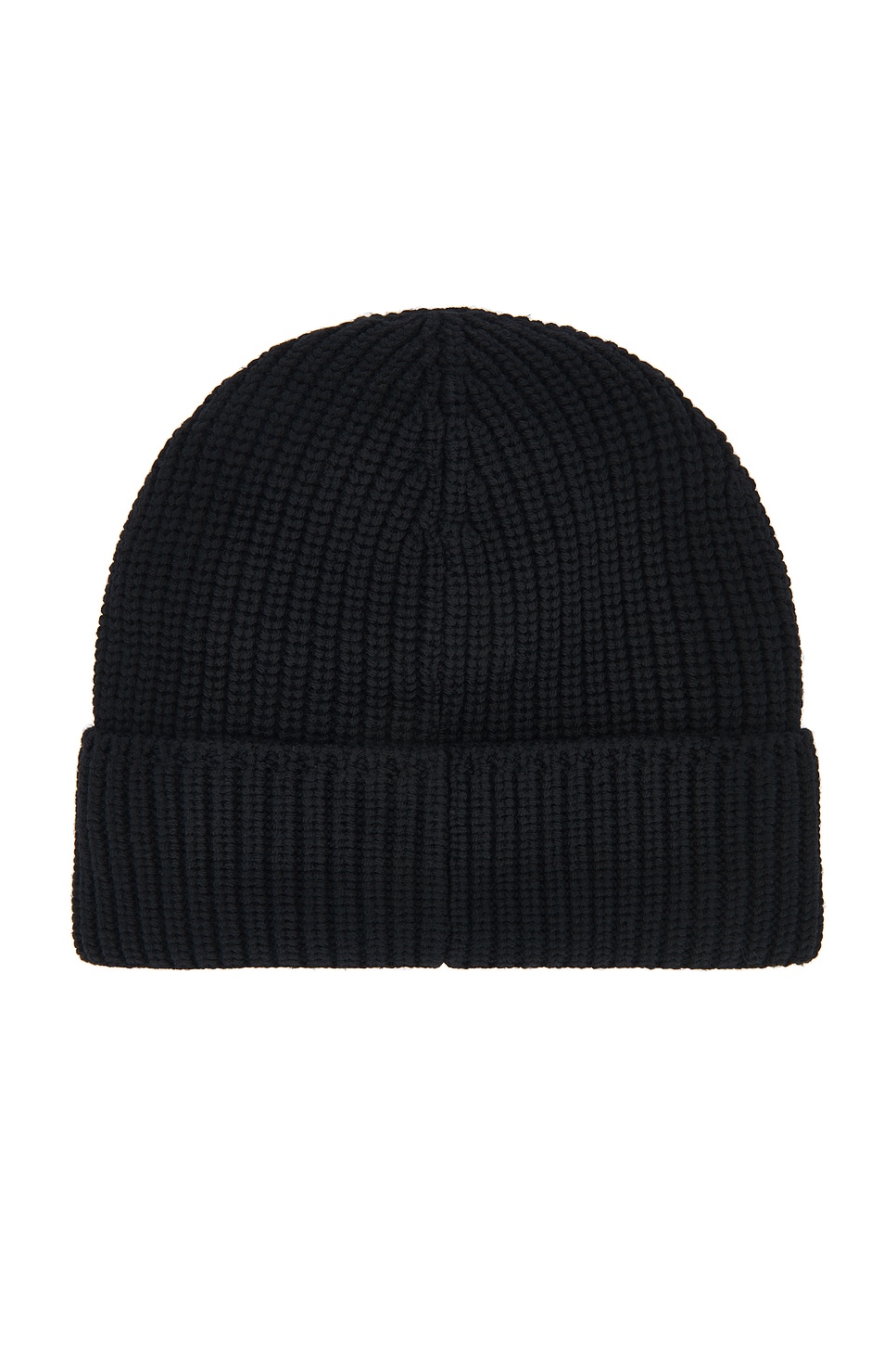 Canada Goose Ribbed Texture Cuffed Hats With Folded Cuff In Black