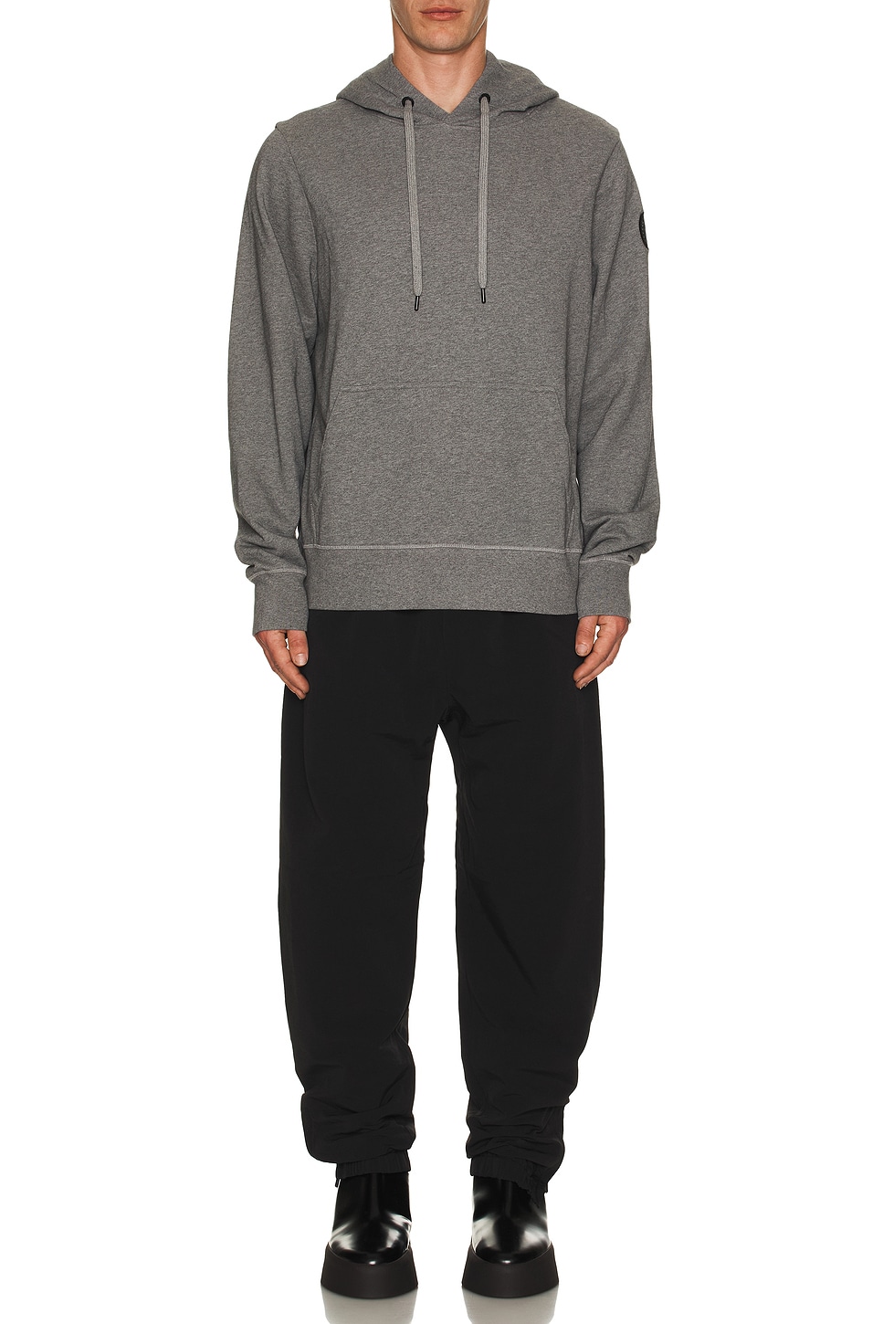 Image 1 of Canada Goose Huron Hoodie in Stone Heather