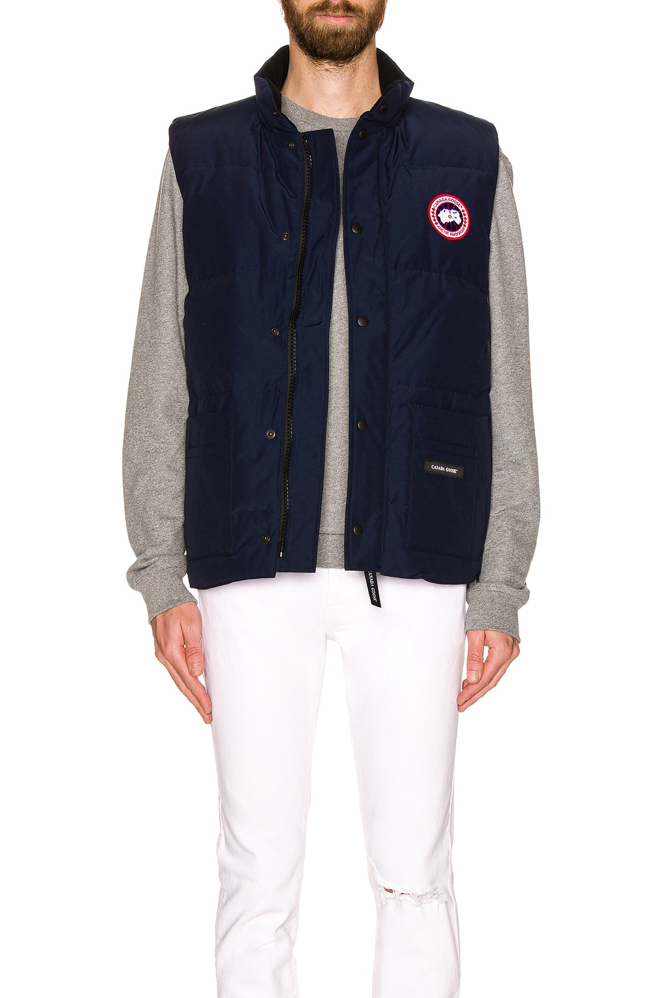 Image 1 of Canada Goose Freestyle Crew Vest in Atlantic Navy