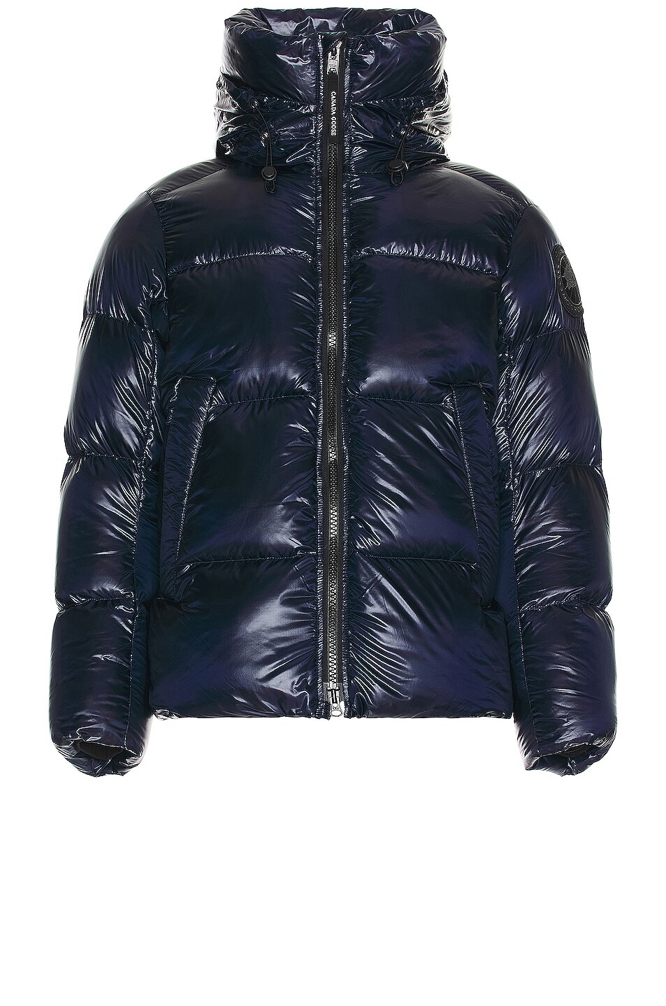 Image 1 of Canada Goose Crofton Puffer with Black Disc in Atlantic Navy