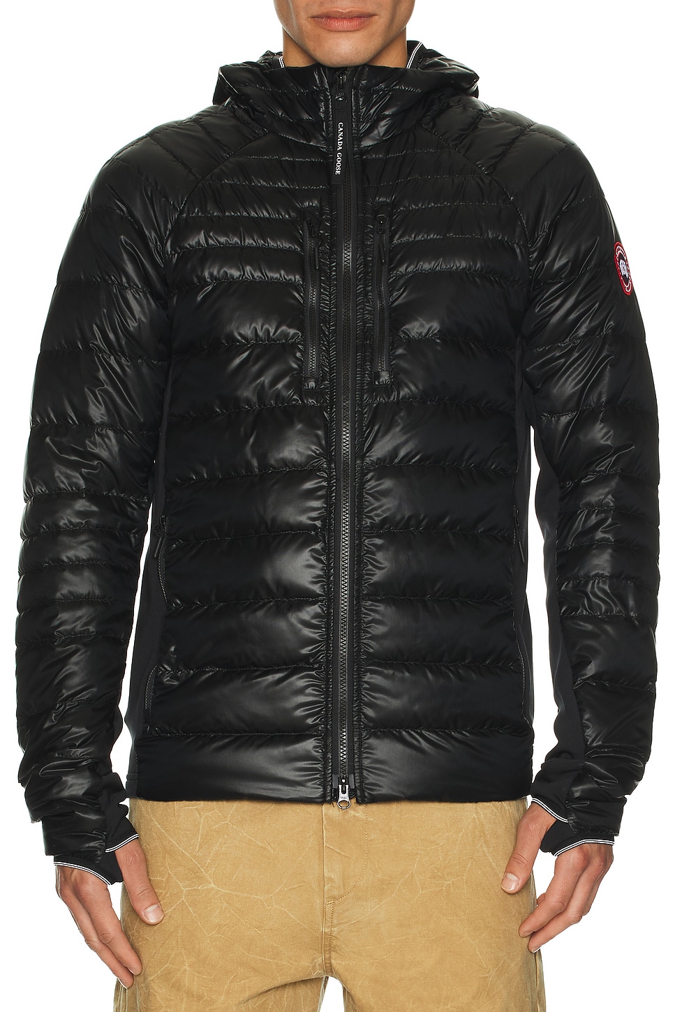 Image 1 of Canada Goose Hybridge Lite Hoody in Black