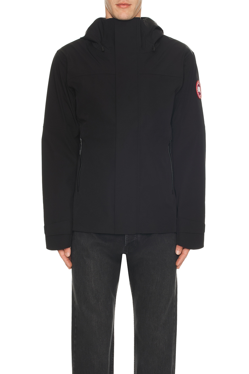 Image 1 of Canada Goose Rupert Rain Jacket in Black