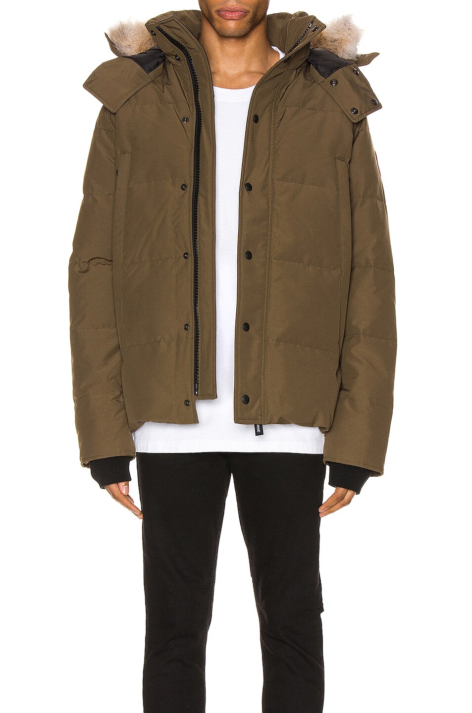Image 1 of Canada Goose Wyndham Parka in Military Green
