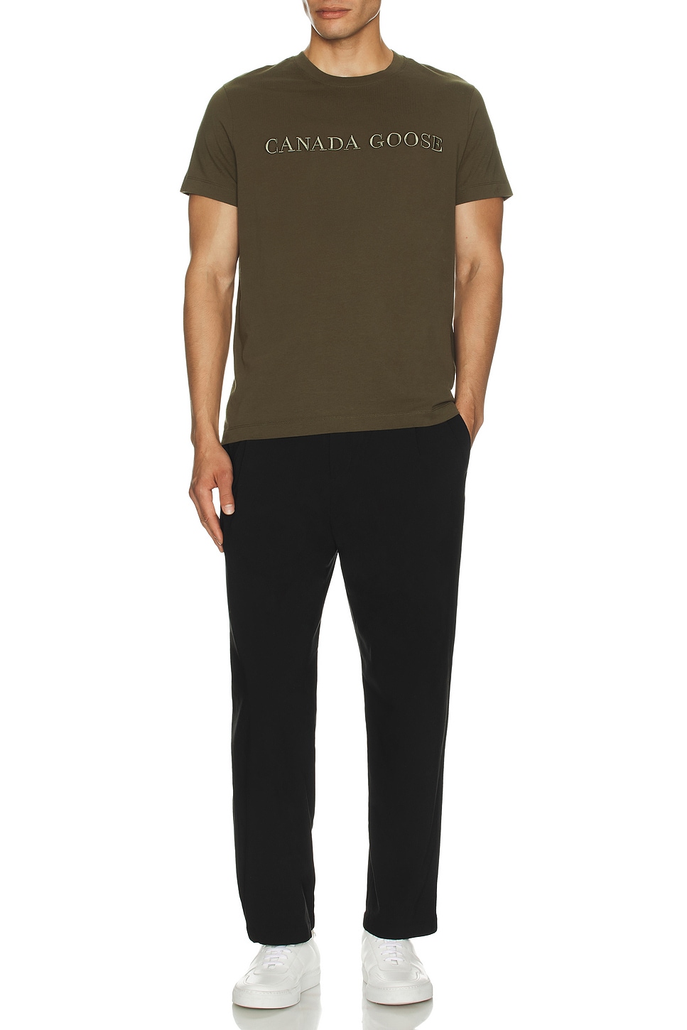 Image 1 of Canada Goose Emerson T-Shirt in Military Green