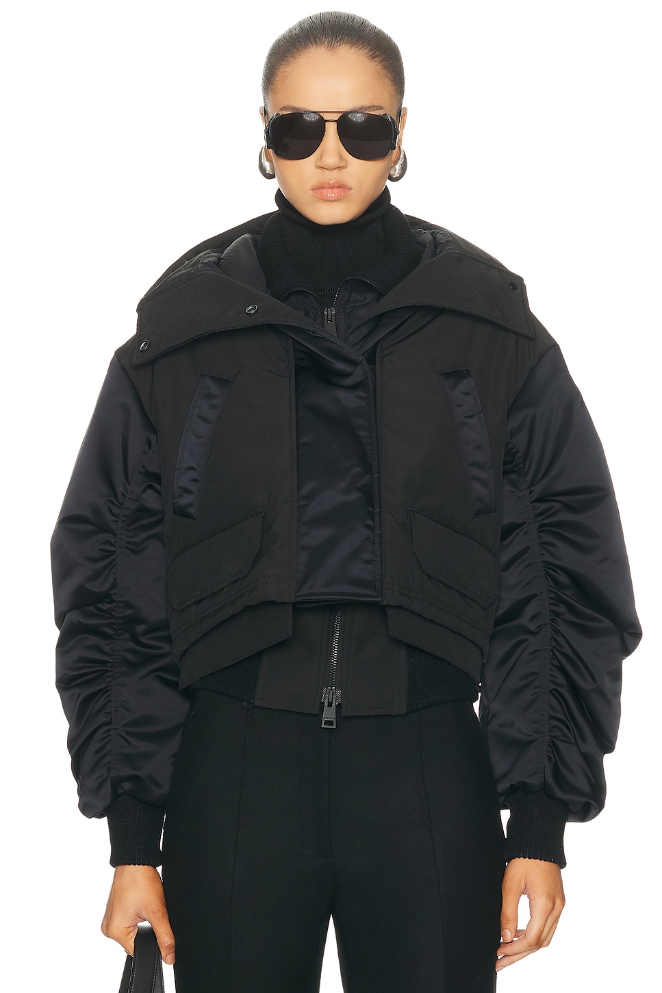 Image 1 of Canada Goose Claremont Bomber Jacket in Black