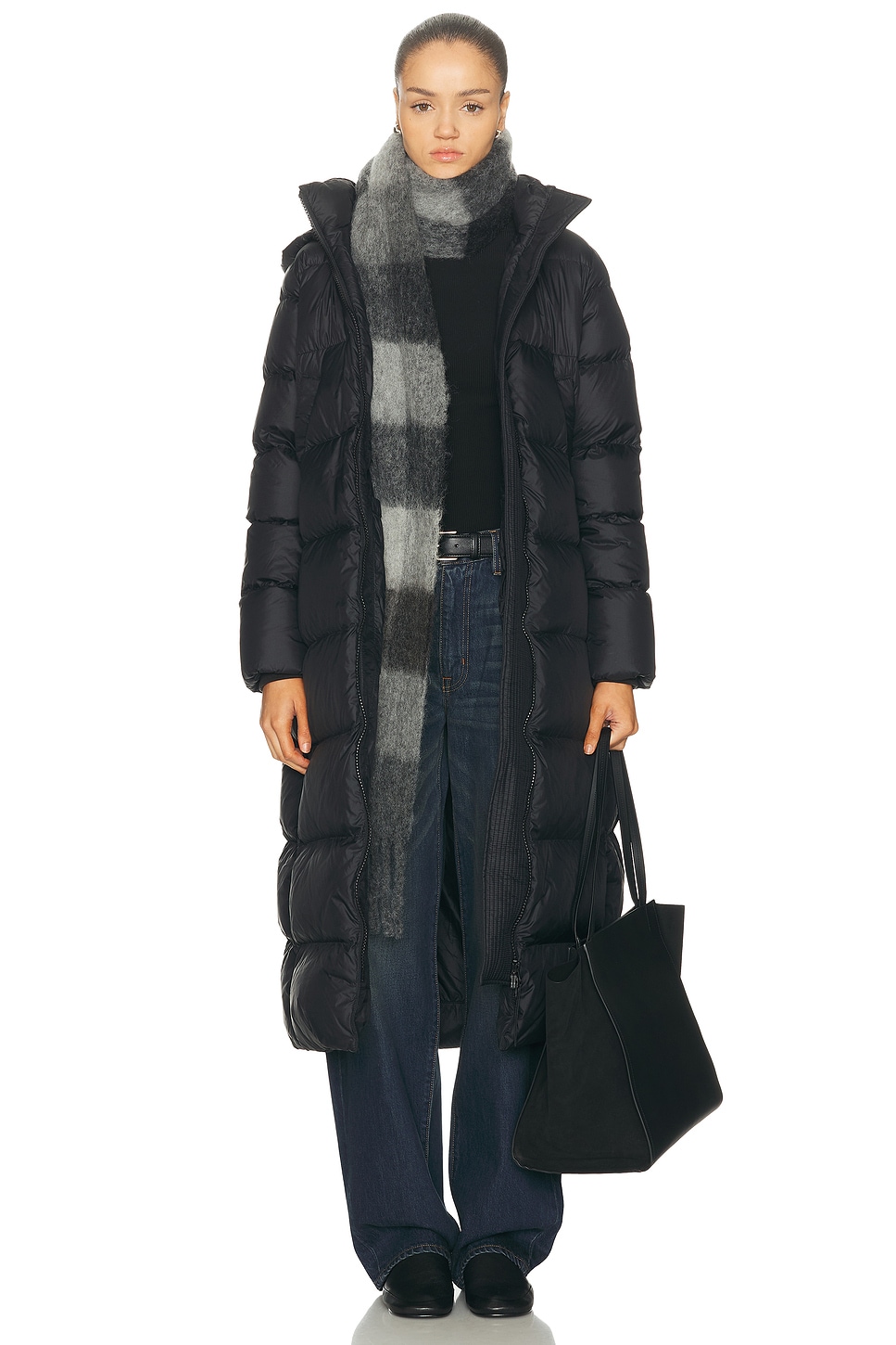 Image 1 of Canada Goose Mystique Puffer Coat in Black