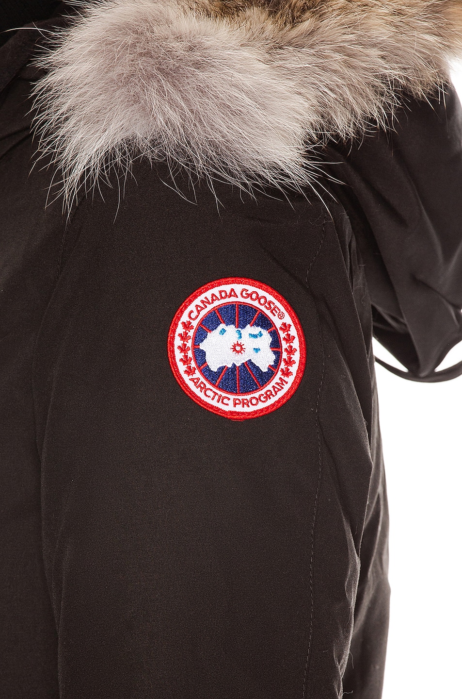 Canada Goose Victoria Parka With Coyote Fur in Black | FWRD