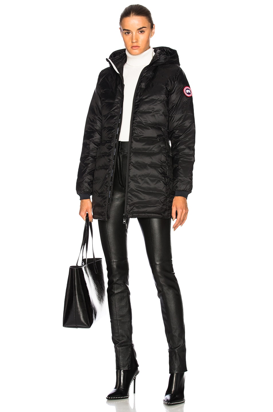 Image 1 of Canada Goose Camp Hooded Jacket in Black