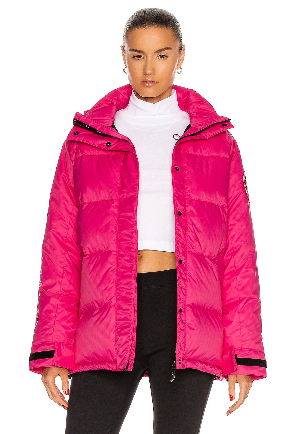 Image 1 of Canada Goose Approach Jacket in Summit Pink
