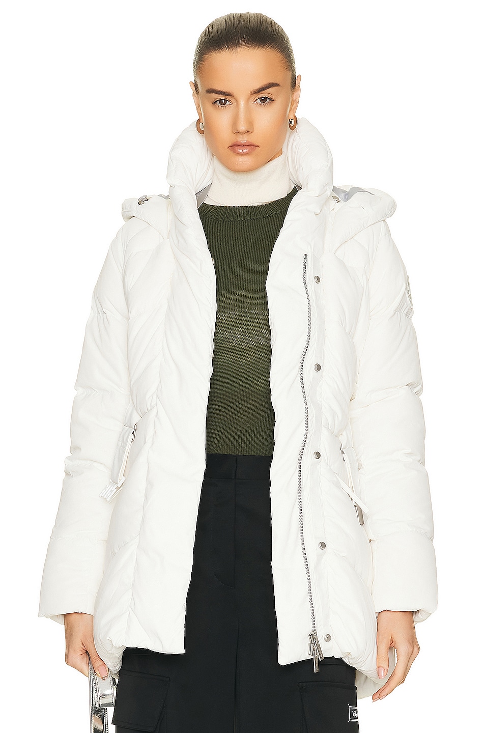 Image 1 of Canada Goose Marlow Coat in Northstar White