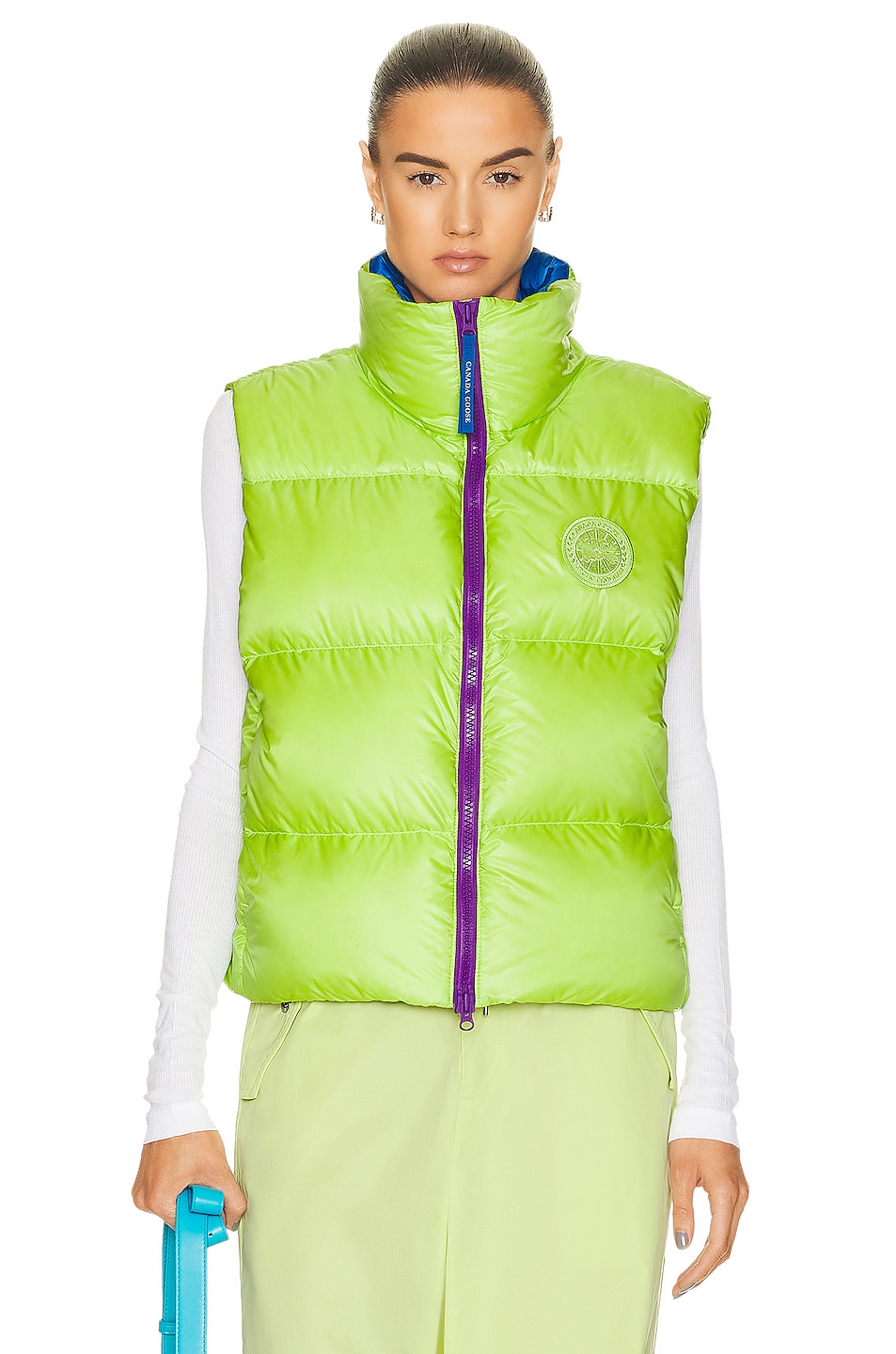 Image 1 of Canada Goose Paola Pivi Atwood Vest in Neon Green