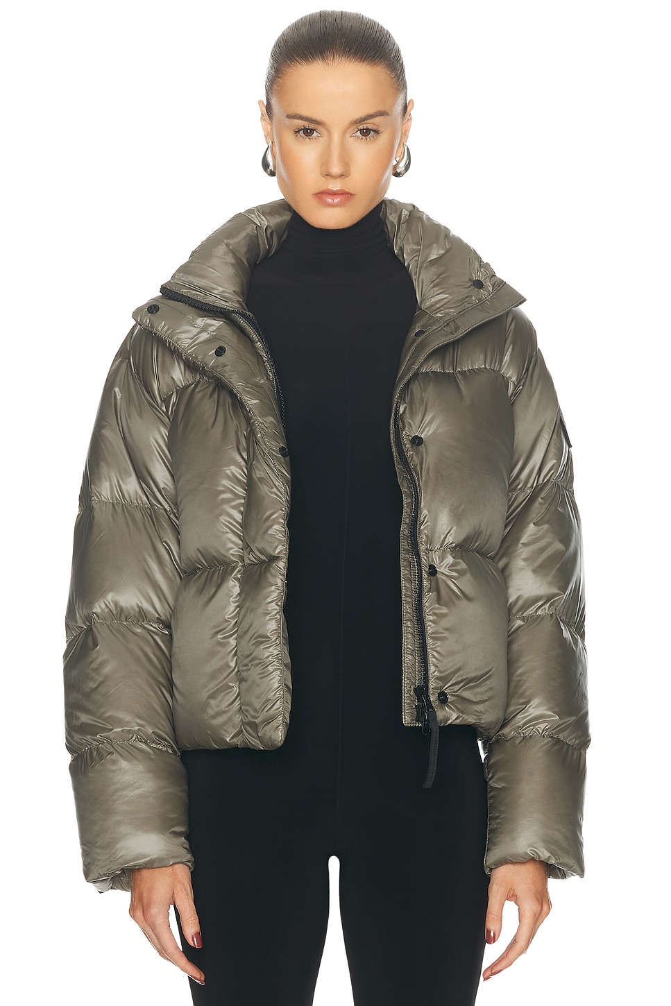 Image 1 of Canada Goose Cypress Cropped Puffer in Smokey Sage