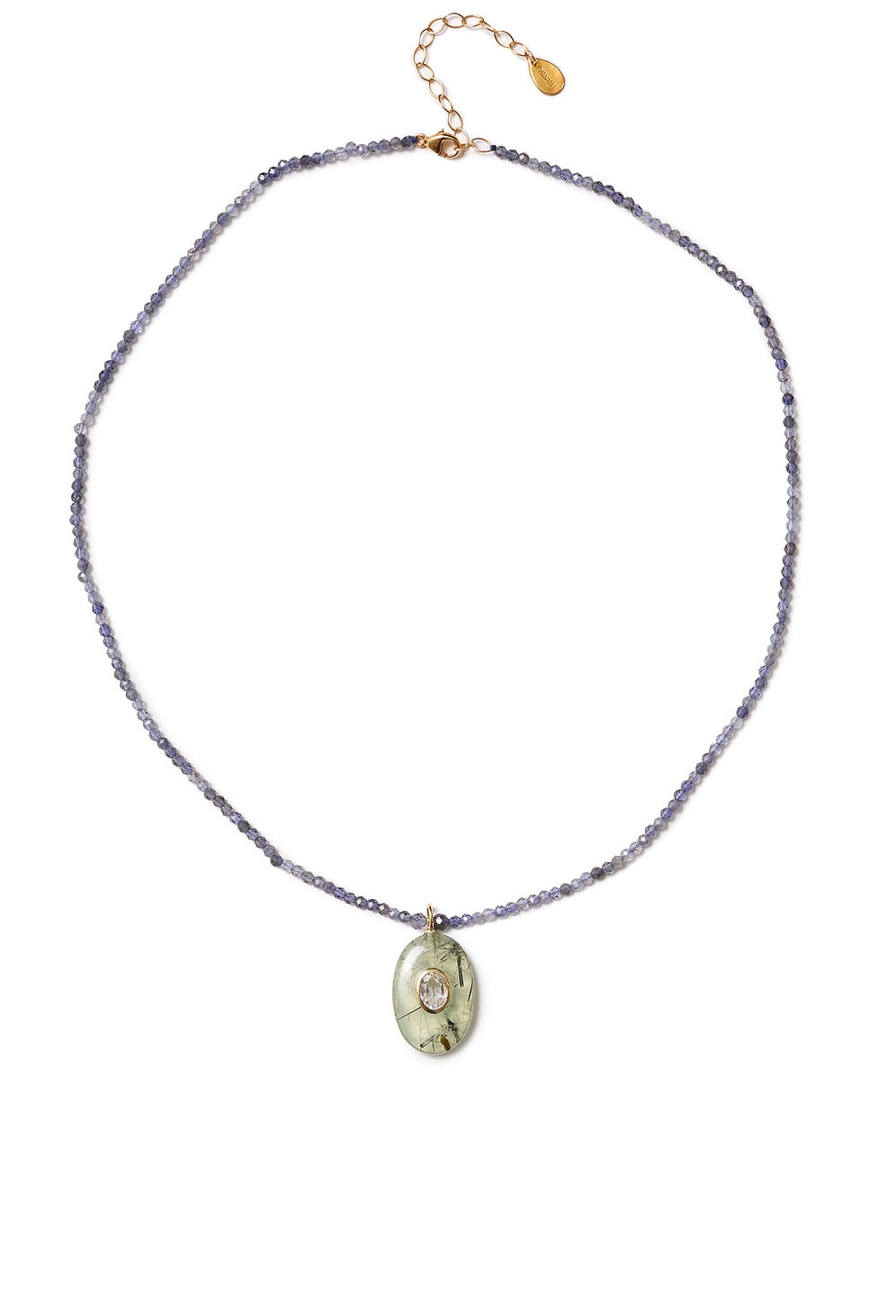 Image 1 of CHAN LUU Seed Necklace in Phrenite