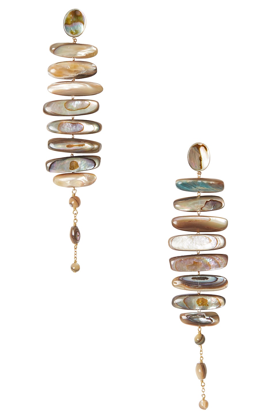 Image 1 of CHAN LUU Mizumi Earrings in Abalone