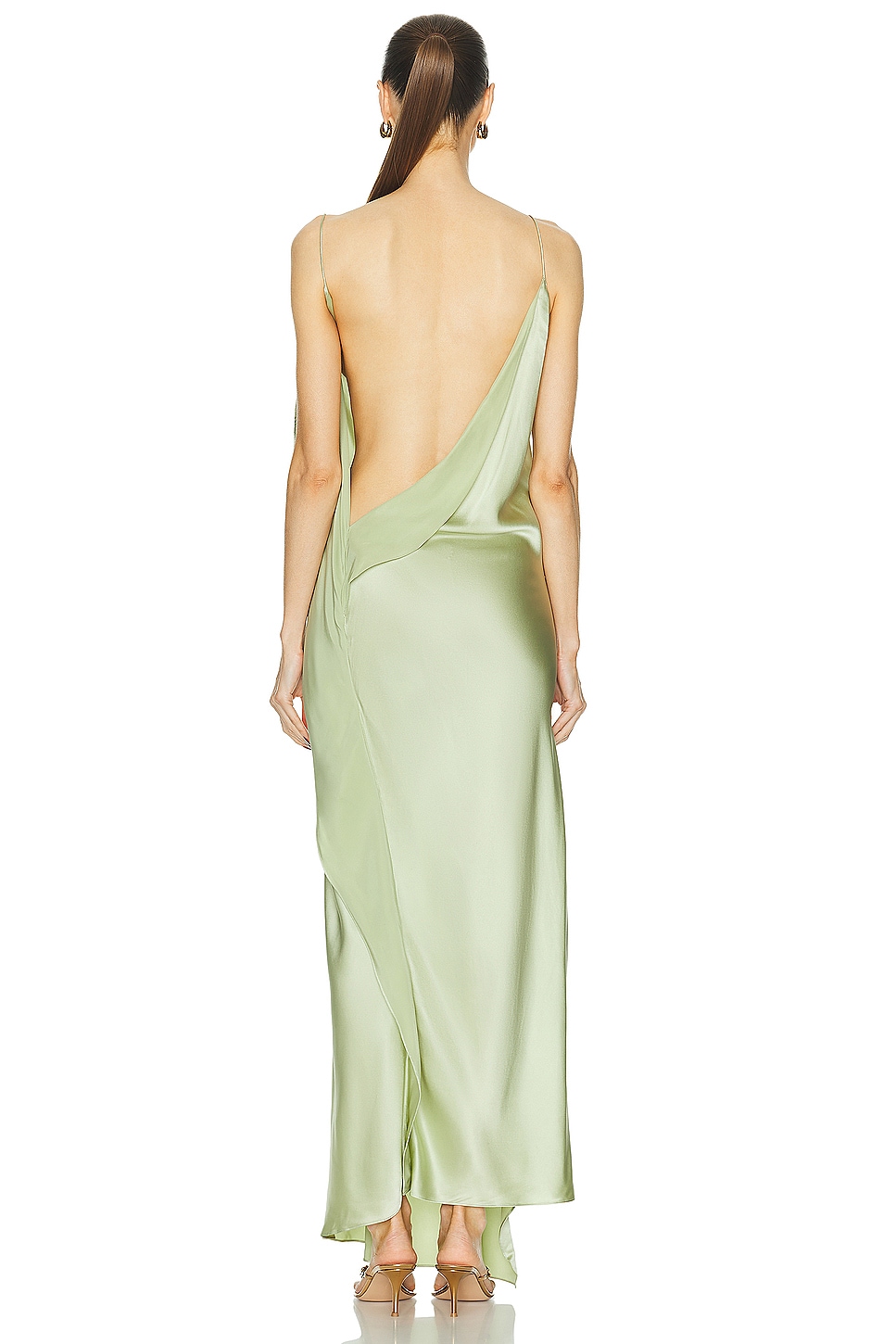 christopher esber satin burnout maxi dress Christopher Esber
