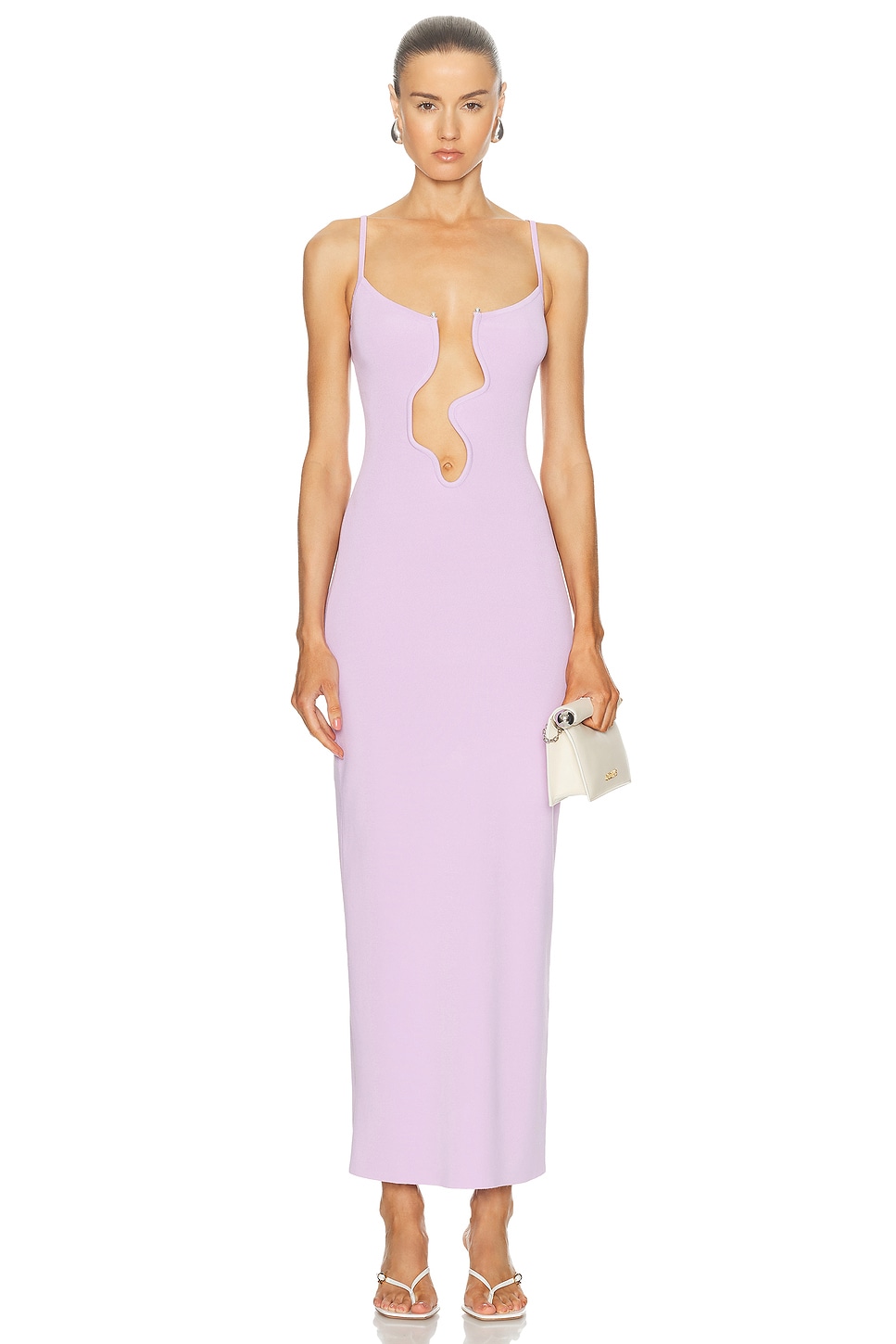 Salacia Wire Column Dress in Lavender