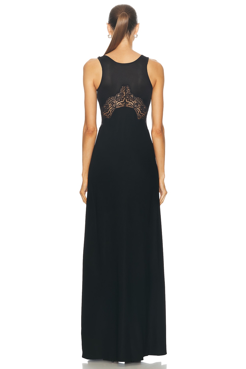 Orlo Lace Tank Dress Black