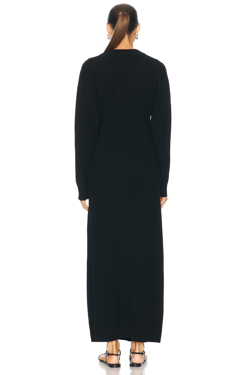 Twist Disconnect Cashmere Dress - Thumbnail 3