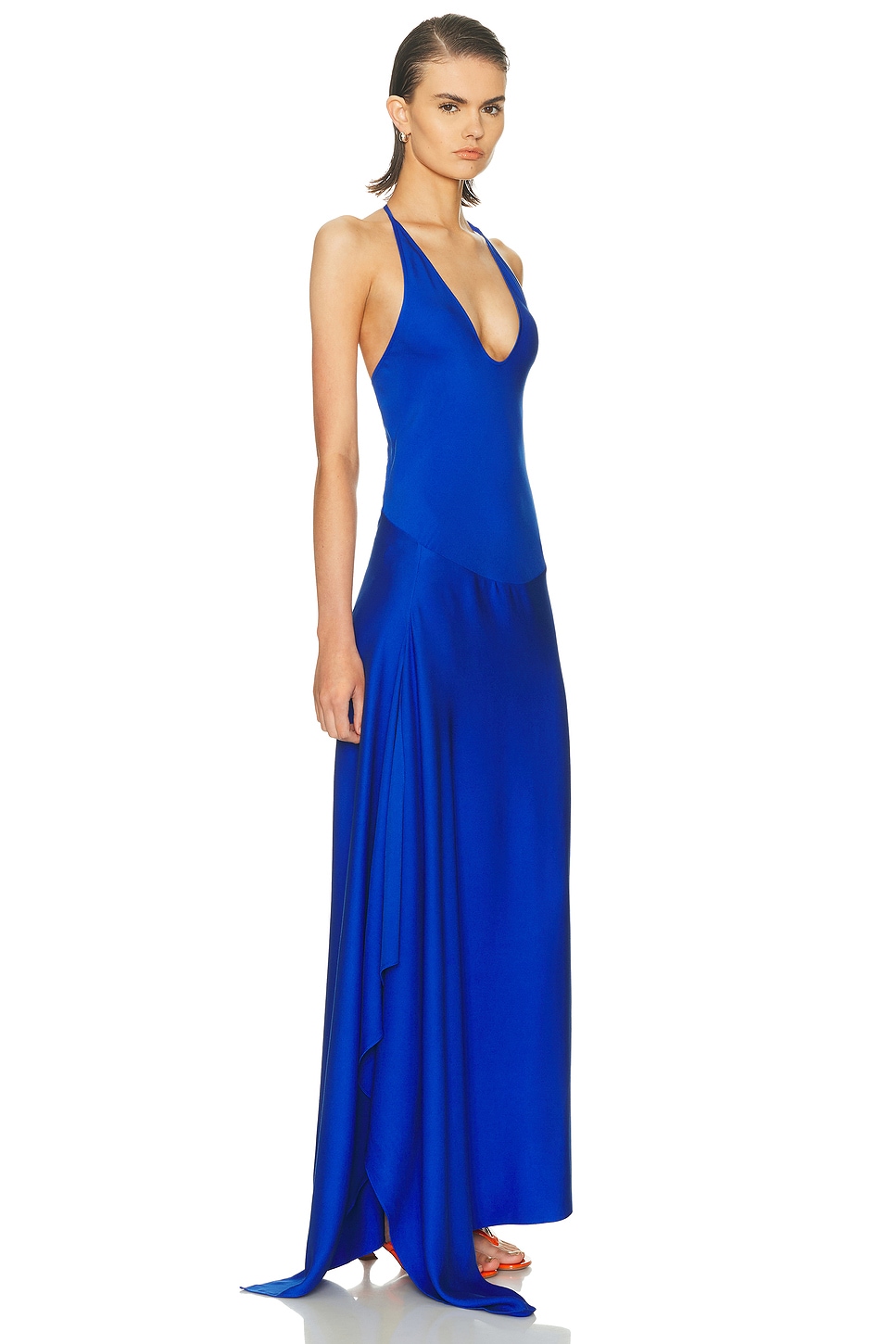 christopher esber ruched orbit split dress Christopher Esber