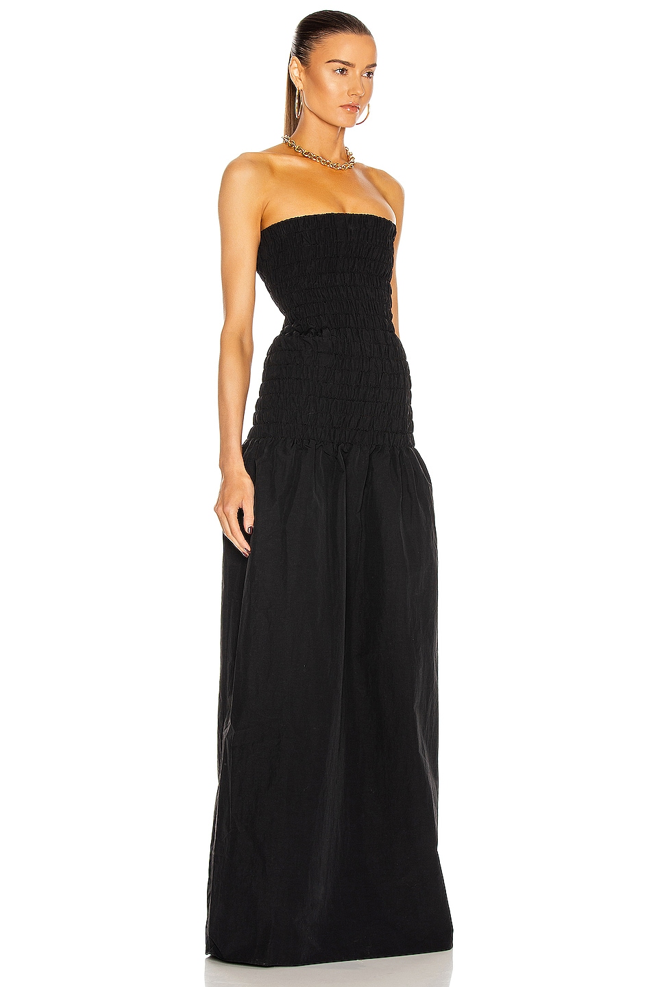 Christopher Esber Leonard Bodice Dress In Black 