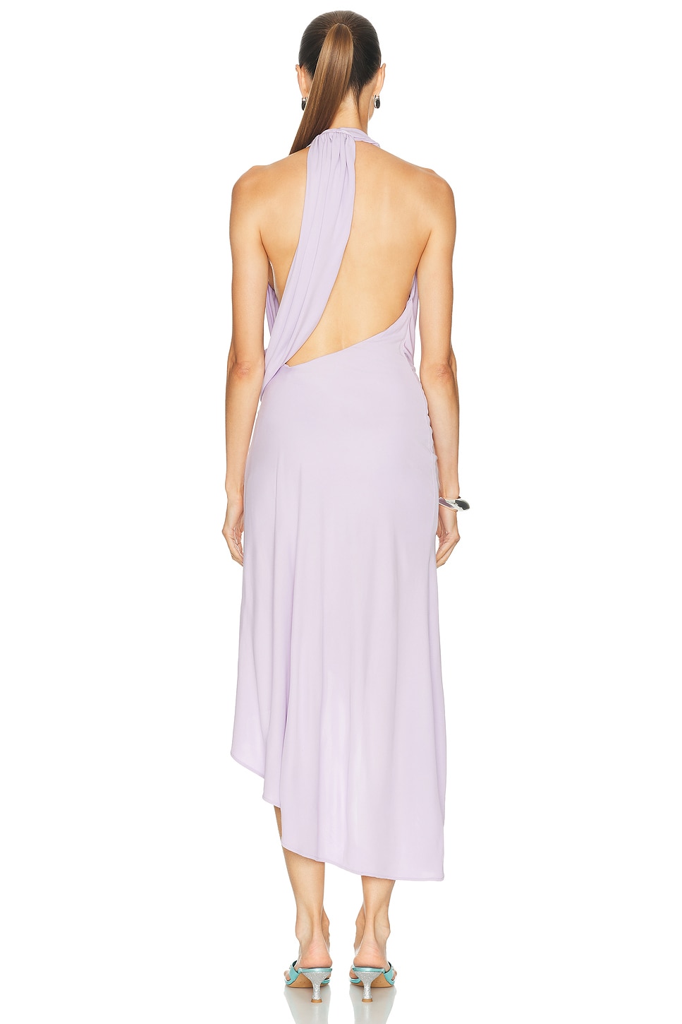 Spire Cascade Midi Dress